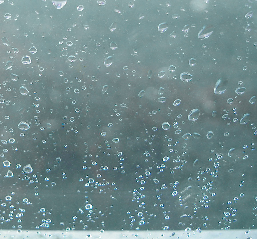 Water on glass I