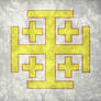 Kingdom of Jerusalem ~ Grunge Flag (1099 - 1187)