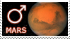 Mars stamp by Undevicesimus