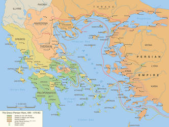 The Greco-Persian Wars, 499 - 479 BC by Undevicesimus