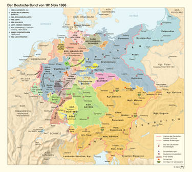 Der Deutsche Bund von 1815 bis 1866