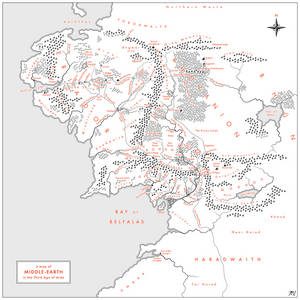 A map of Middle-earth