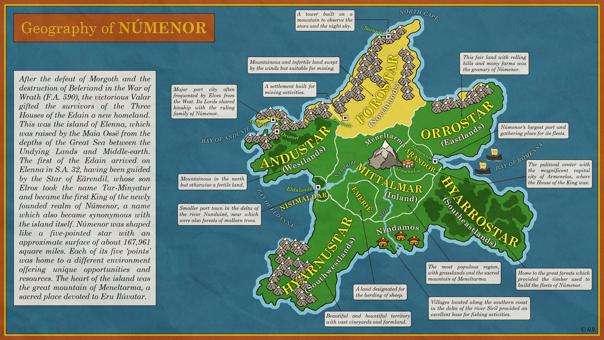 High Def Numenera Map Geography of Numenor by Undevicesimus on DeviantArt