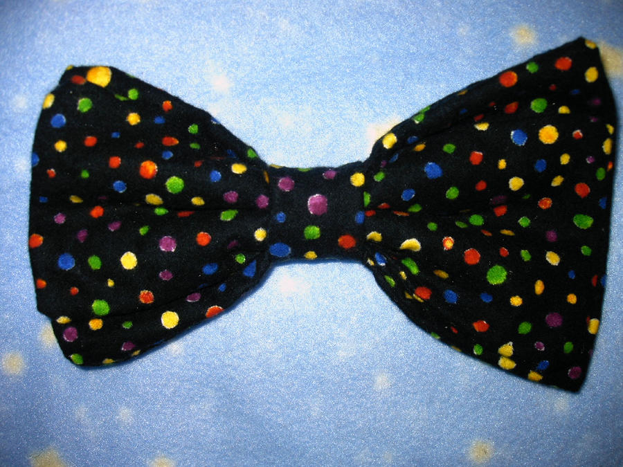 Party Confetti Black Headbow