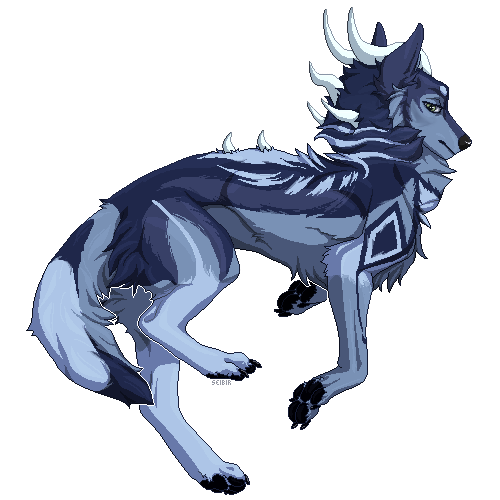 Devil Wolf by Shinamire on DeviantArt