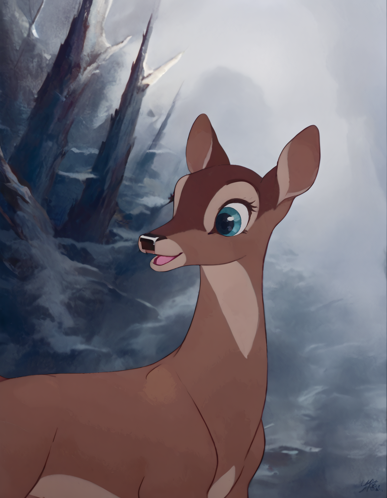 Faline Drawing 410 Adult Faline by xXIlRizzoXx on DeviantArt