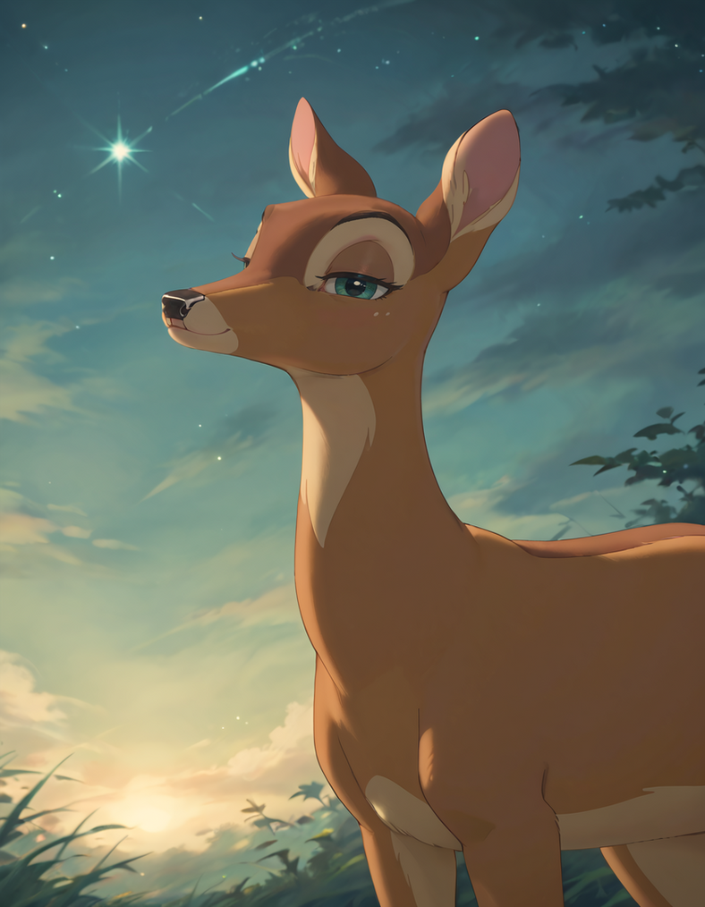 Faline Drawing Faline by xXIlRizzoXx on DeviantArt