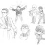 Doctor Who chibis, and Holmes