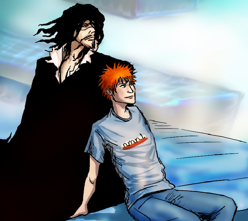 Ichigo and Zangetsu: calm day