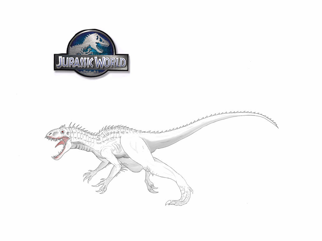 Coloriage Jurassic World Indoraptor Indominus Rex by Ejsarmen on DeviantArt