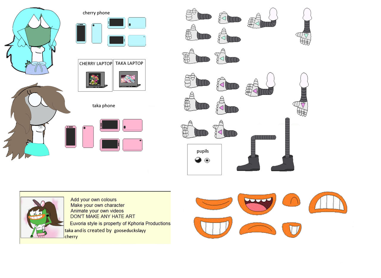 Taka and Cherry Starlight Character Builder! by Gooseduckslayy on