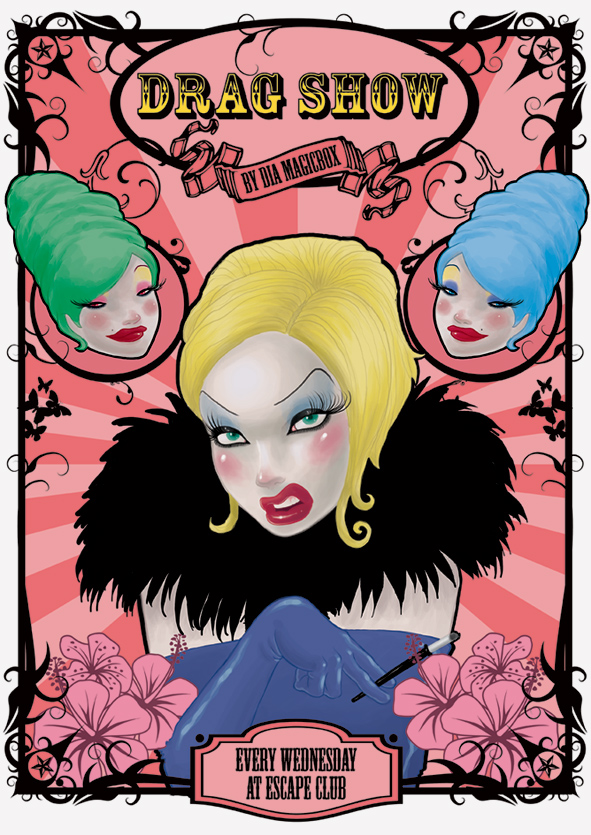 drag show poster by bhbettie on DeviantArt