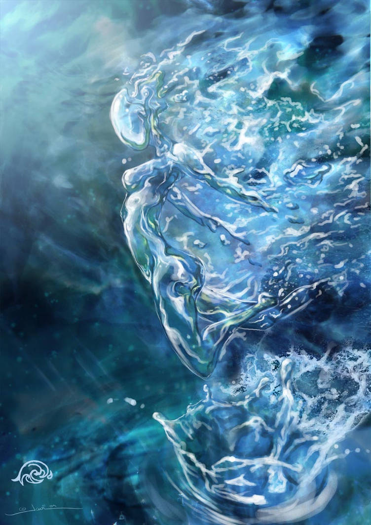 Water elemental by javi-ure
