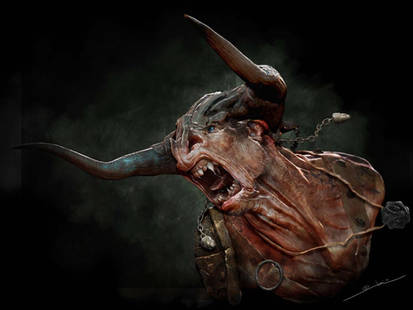 Minotaur Bust