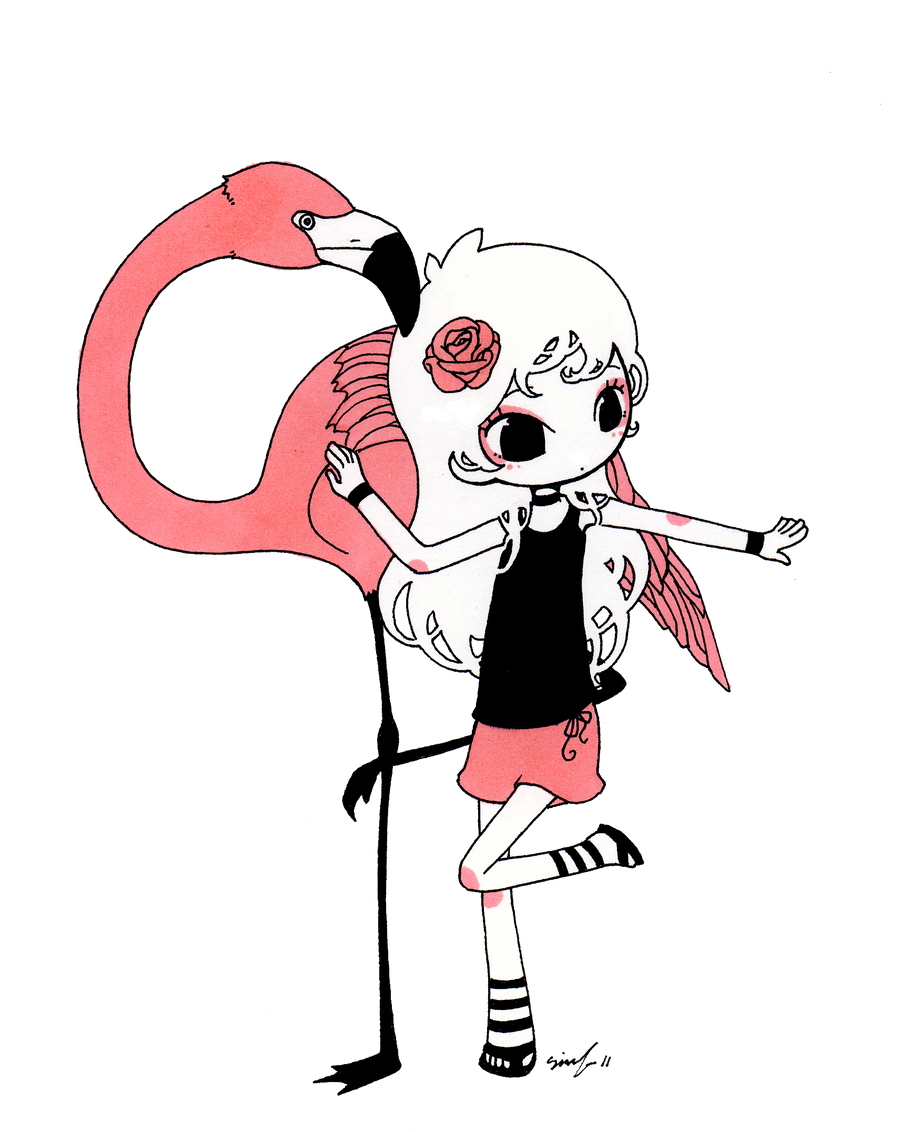 Flamingo by Valerei