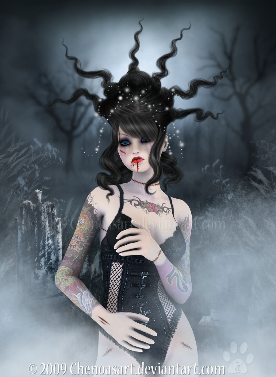 Living Dead Doll by chenoasart