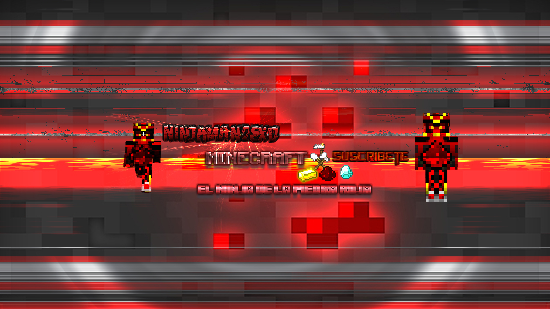 BG for New Design YouTube Minecraft By NM28XD