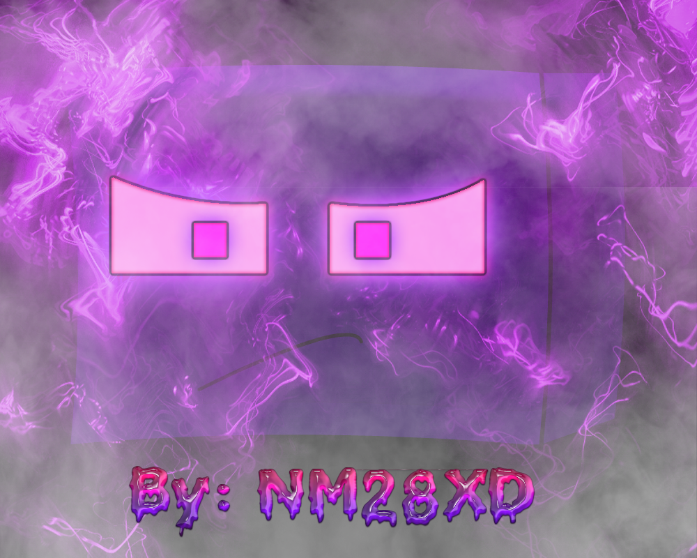 Minecraft - Enderman Head - Fog - By: NM28XD