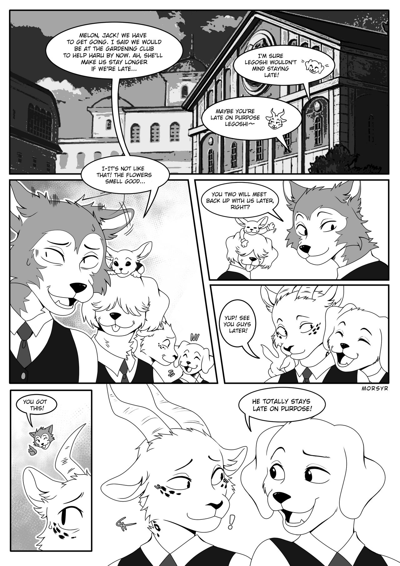 Beastars Infection Beastars au comic pg 1/3 by MorsyR on DeviantArt