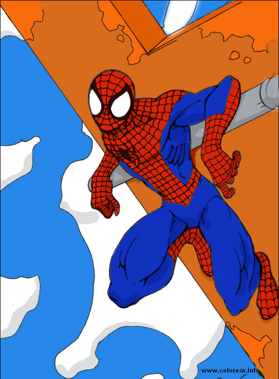 Spiderman coloreado