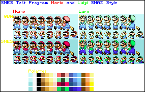SNES Test Program Mario and Luigi SMA2 by supercoolfernie on DeviantArt