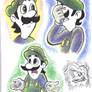 Luigi Colored Pencil Practice