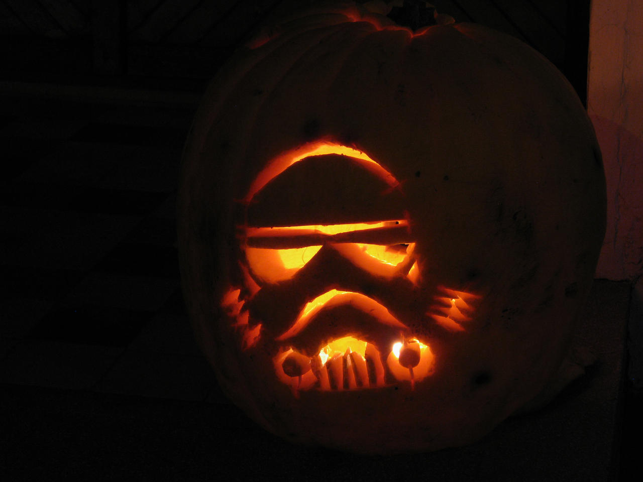 Stormtrooper Pumpkin Carving