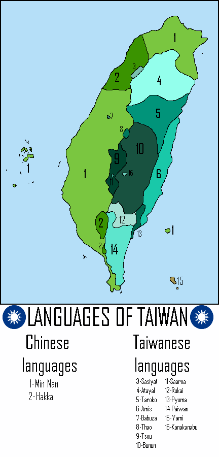 Languages of Taiwan by Crazy-Boris on DeviantArt