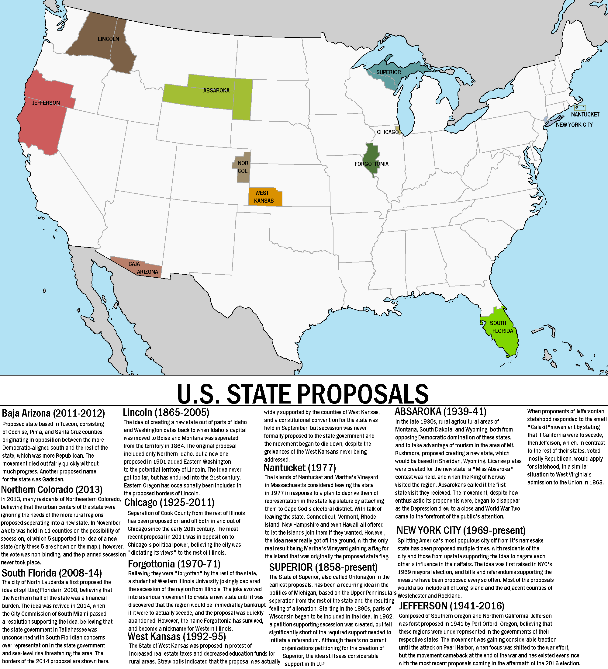 Proposed Us States By Crazy Boris On Deviantart