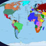 1925 world map