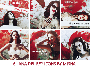 Lana Del Rey Icons by greekmythlover24