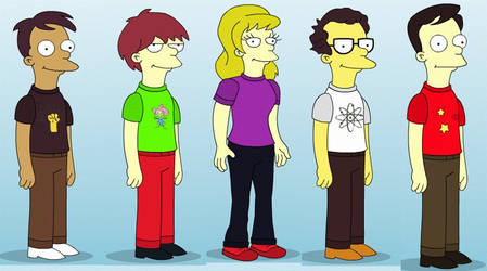 simpson big bang theory