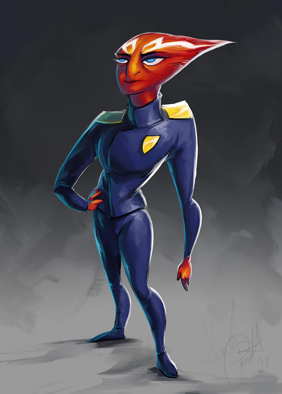 Alienoid Deviantart Alien by UrnamBOT on DeviantArt