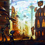 City on Planet Sain - SPEEDPAINT