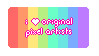 I love ORIGINAL pixel artists stamp by TurtleLogic