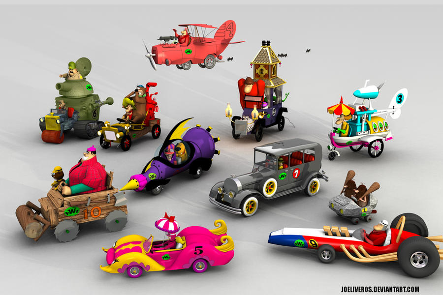Wacky Races Ai wacky races all characters by joeliveros on DeviantArt