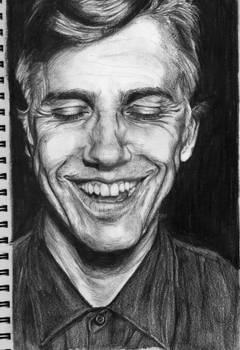 Christoph Waltz _ Charcoal portrait