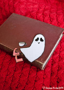 The cute little paper ghost