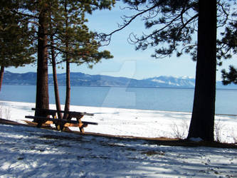 Lake Tahoe beach