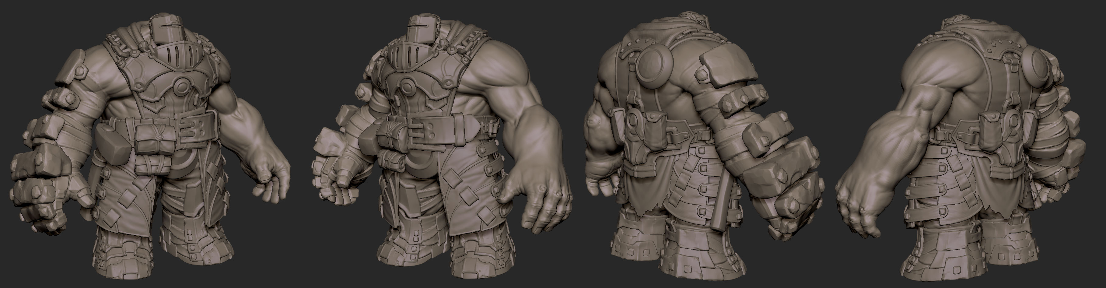 Darksiders II Forge Brother Zbrush Model