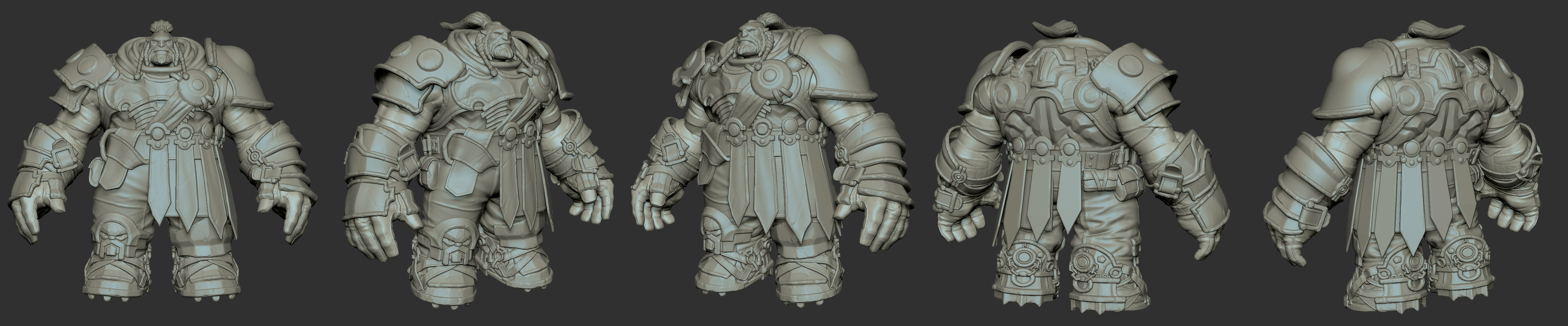 Darksiders II Warrior Zbrush Model