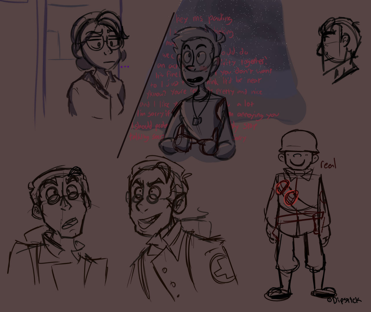 Tf2 Practice Sketches By Dipstick06 On DeviantArt