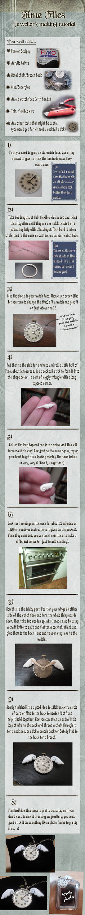 Time Flies jewellery tutorial by aliceazzo