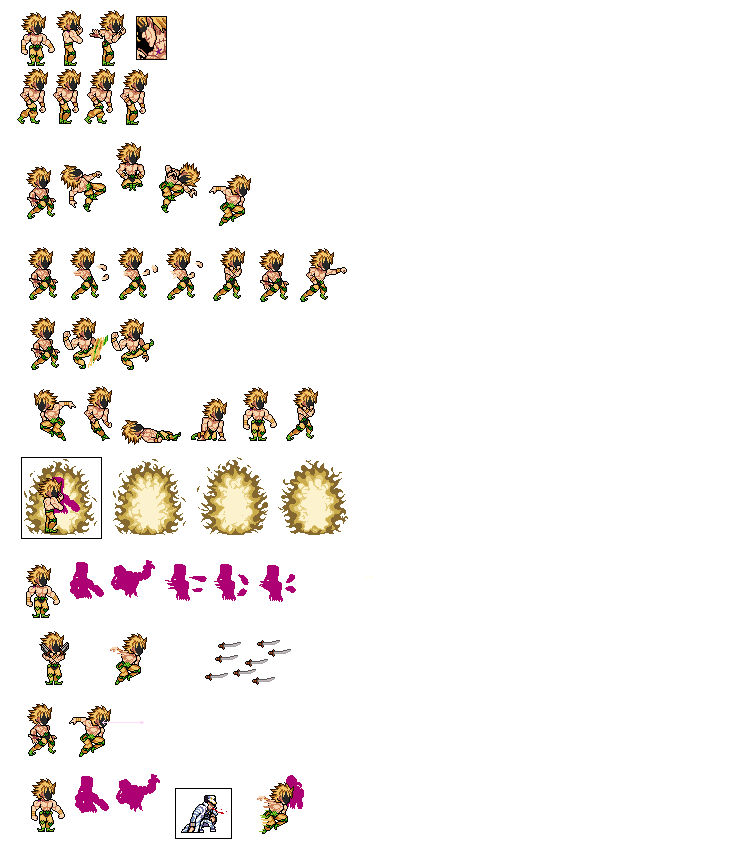 uslw shadow Dio sprite sheet by contadodavid on DeviantArt