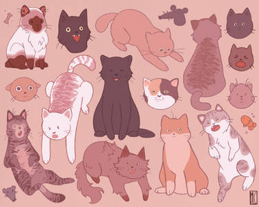 Warrior Cat Stickers - On Sale Now! by ClimbToTheStars on DeviantArt