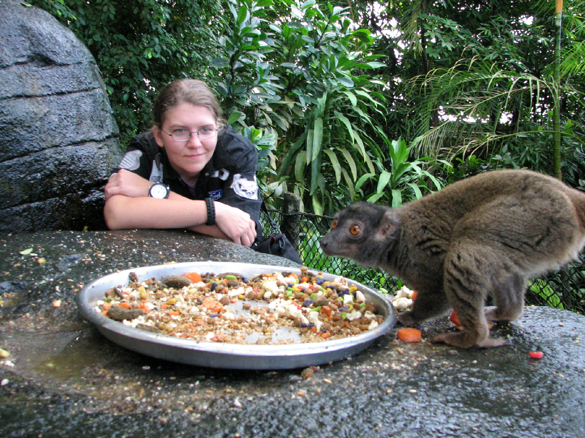 Hey Lady - keep your hands of my food...