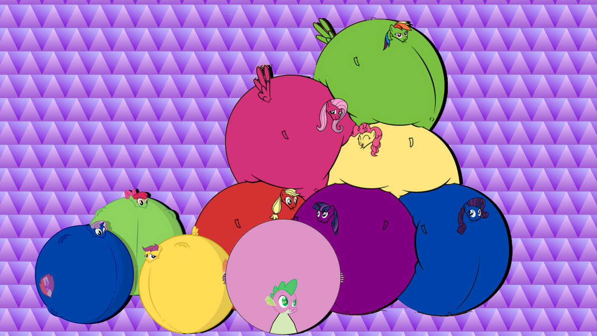 Mane 6 cmc And Spike inflation by 2025FOREVER on DeviantArt