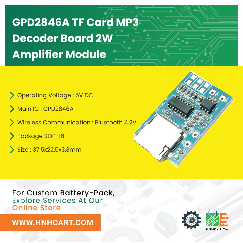 GPD2846A TF Card MP3 Decoder Board 2W Amplifier by hnhcart on DeviantArt