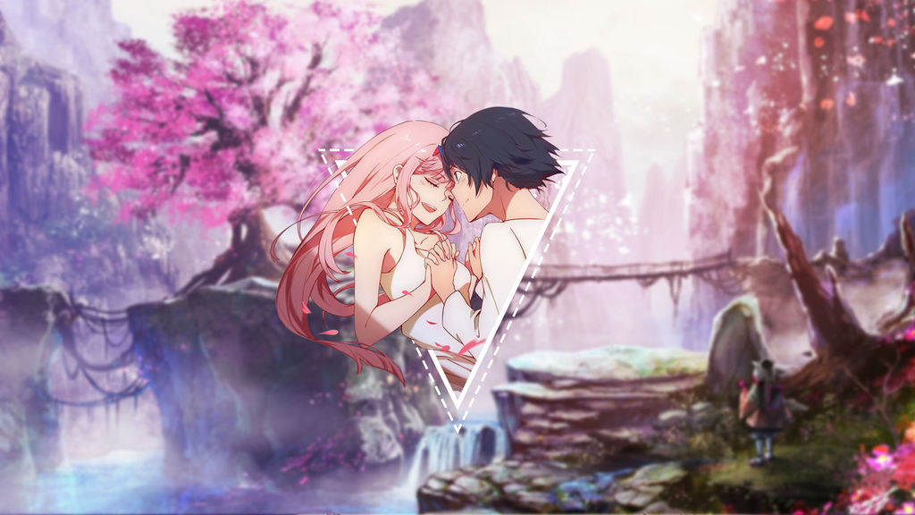 Zero Two X Hiro Darling In The Franxx Wallpaper By