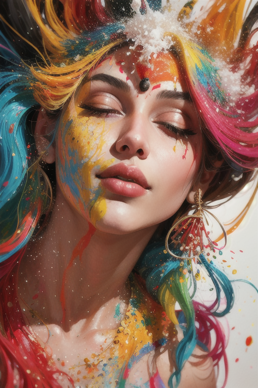 Painted Face by sheikkinen on DeviantArt